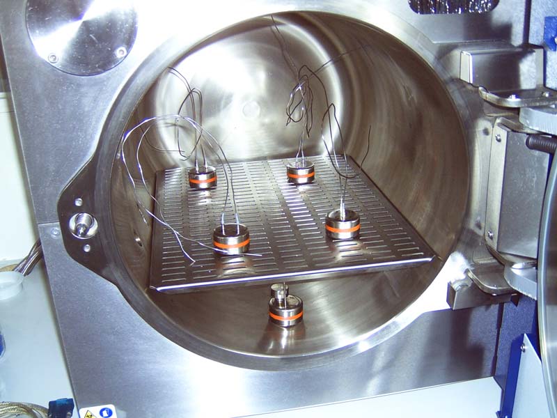 SHP Services GmbH | Registrador de datos en cámara de esterilización