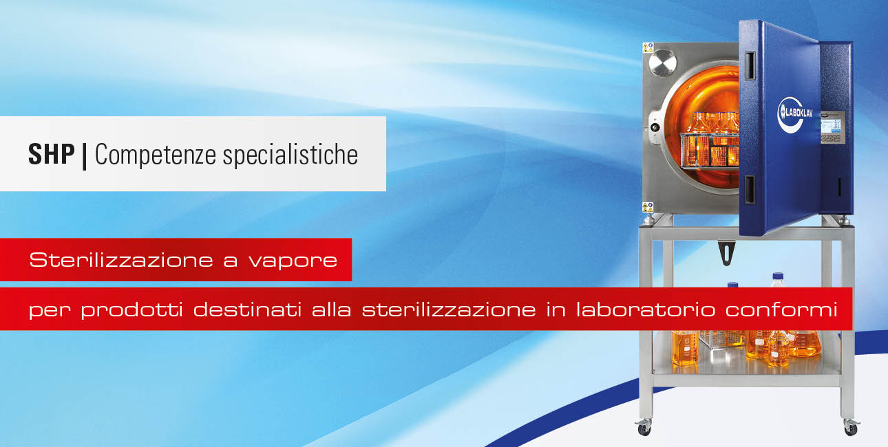Sterilizzatori a vapore per materiale da sterilizzare in laboratorio conformi alla norma DIN 58951