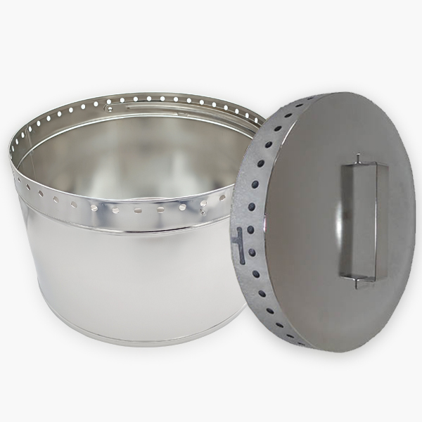 Eimer, auch mit Deckel, für die Vernichtungssterilisation