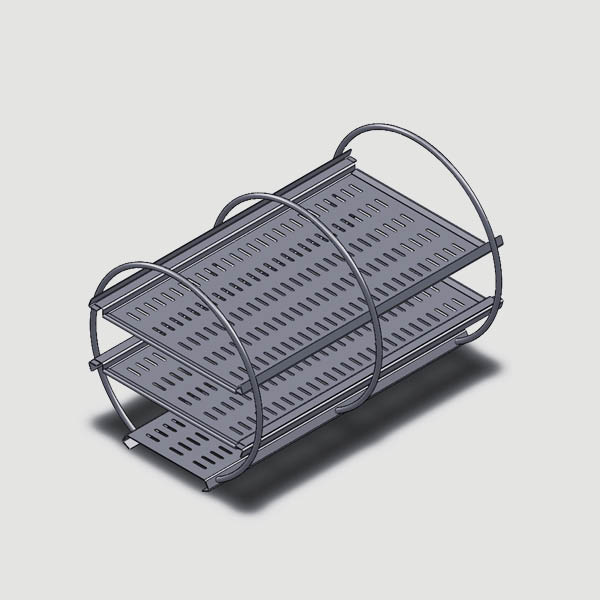 Einschubgestell mit 3 Ebenen