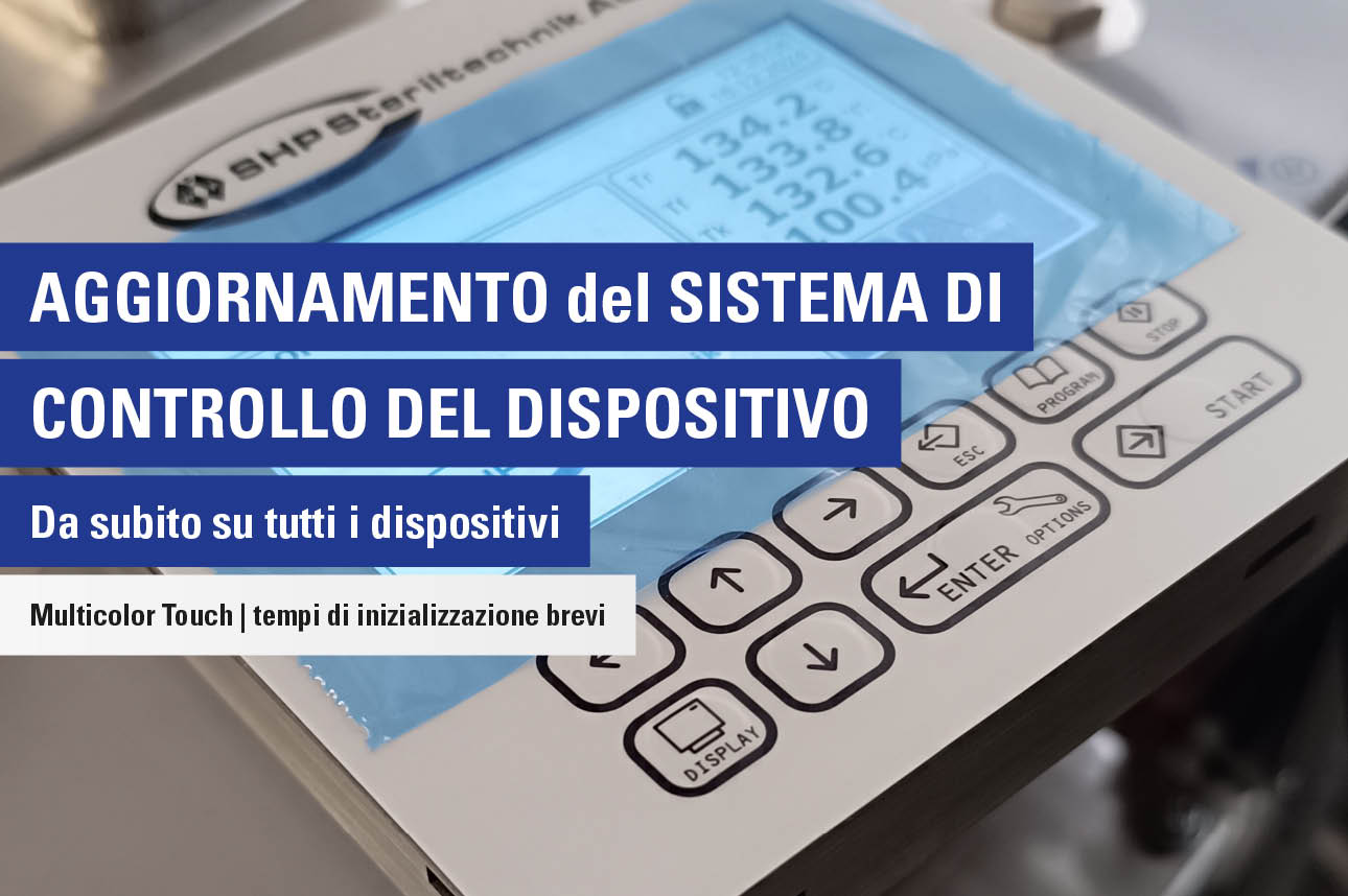 Aggiornamento del sistema di controllo del dispositivo