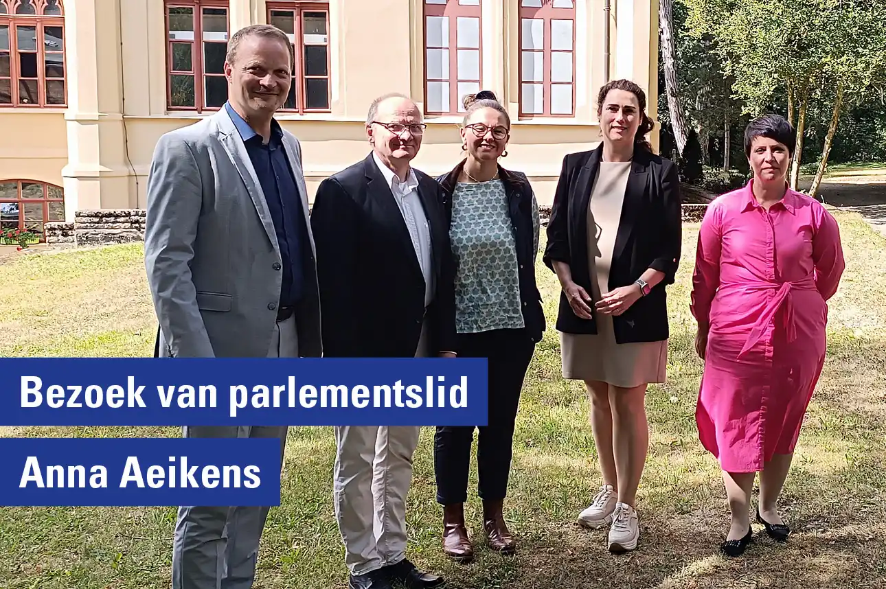 Anna Aeikens (CDU), die net in de Bondsdag is gekozen, kwam op 26 augustus bij ons bedrijf langs.